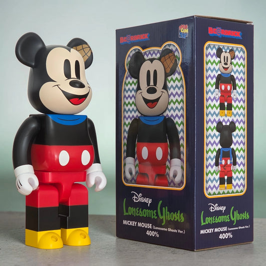 Bearbrick Mickey Mouse Lonesome Ghosts Version 400% mit Verpackung