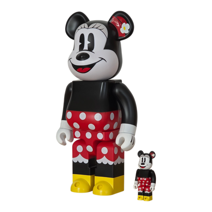 Bearbrick Minnie Mouse 100%+400% schräg