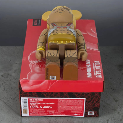 Bearbrick Mishka × Masters of The Universe He-Man 100%+400% Echtheitsmerkmale