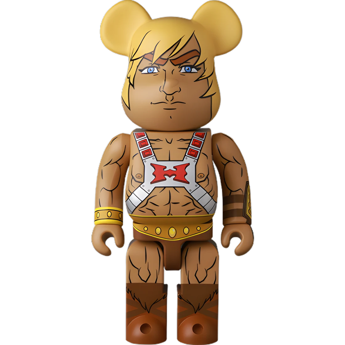 Bearbrick Mishka × Masters of The Universe He-Man 100%+400% Herstellerbild 3