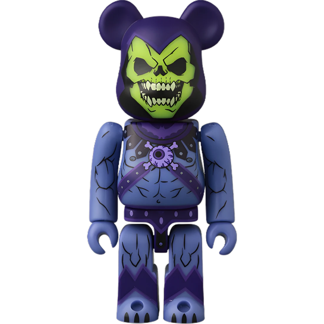 Bearbrick Mishka × Masters of The Universe Skeletor 100%+400% Herstellerbild 2
