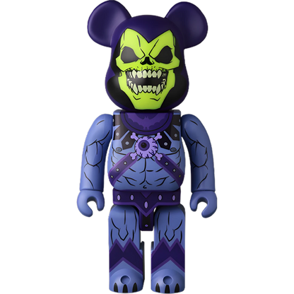 Bearbrick Mishka × Masters of The Universe Skeletor 100%+400% Herstellerbild 3