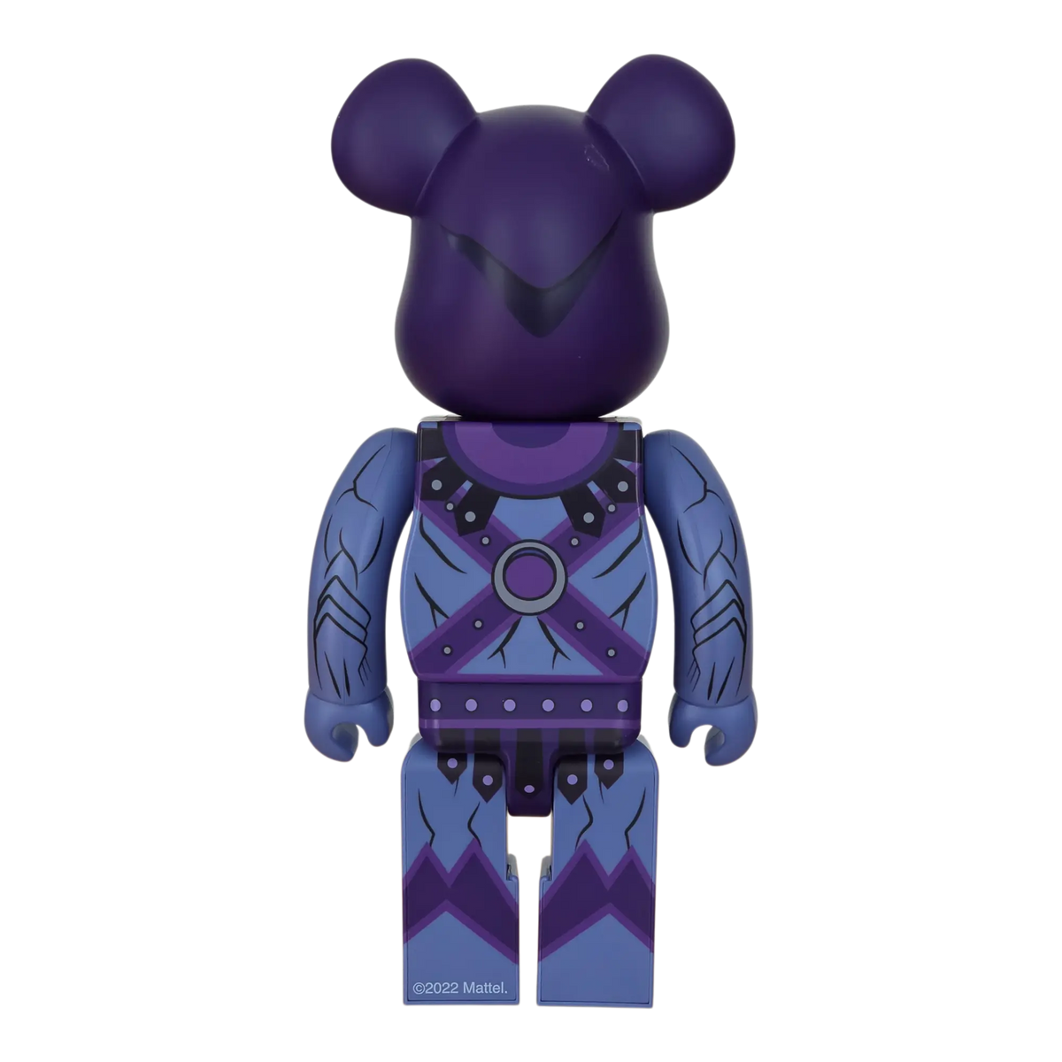 Bearbrick Mishka × Masters of The Universe Skeletor 100%+400% Rückseite