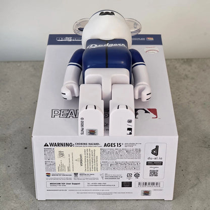 Bearbrick MLB × Peanuts "Snoopy" [Los Angeles Dodgers] 100%+400% Echtheitsmerkmale