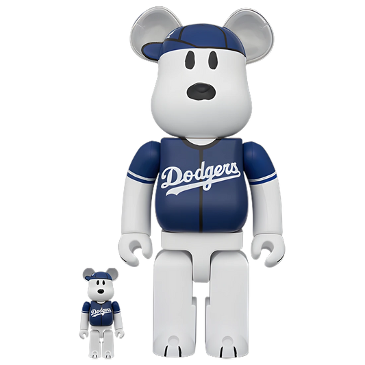 Bearbrick MLB × Peanuts "Snoopy" [Los Angeles Dodgers] 100%+400% Herstellerbild 1