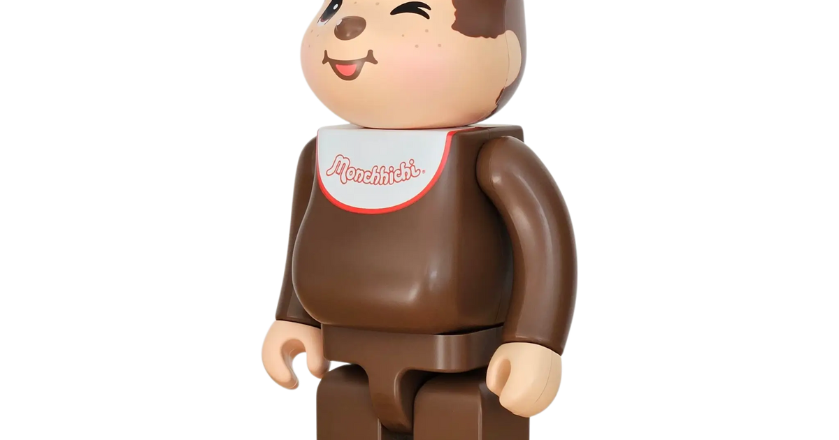 BE@RBRICK Monchhichi-chan 400% | MyBearBrick.de