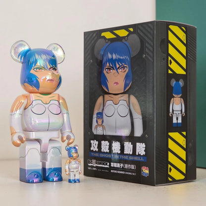 Bearbrick Motoko Kusanagi Manga Version [Ghost in the Shell] 100%+400% mit Verpackung