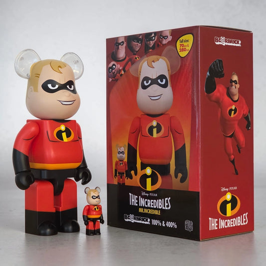 Bearbrick Mr. Incredible [Incredibles 2] 100%+400% mit Verpackung