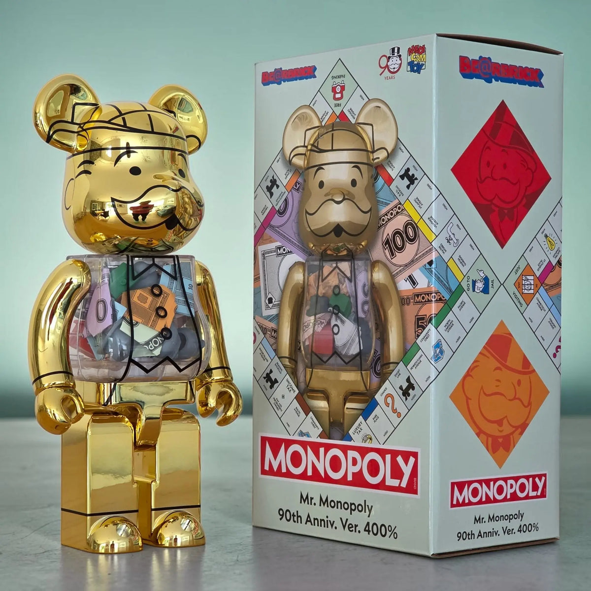 BE@RBRICK Mr.Monopoly 90th Anniv. 400％ BE@RBRICK Mr. Monopoly 90th Anniversary Version 400% | MyBearBrick.de