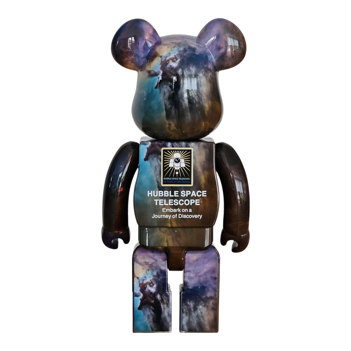 Bearbrick NASA Hubble Space Telescope "Lagoon Nebula Messier 8" 100%+400% Rückseite