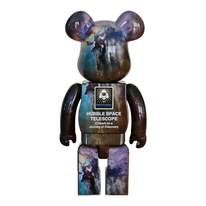 Bearbrick NASA Hubble Space Telescope "Lagoon Nebula Messier 8" 100%+400% Rückseite