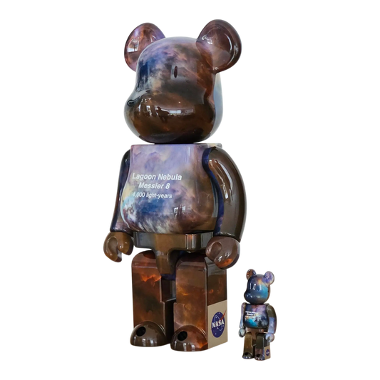 Bearbrick NASA Hubble Space Telescope "Lagoon Nebula (Messier 8)" 100%+400% schräg