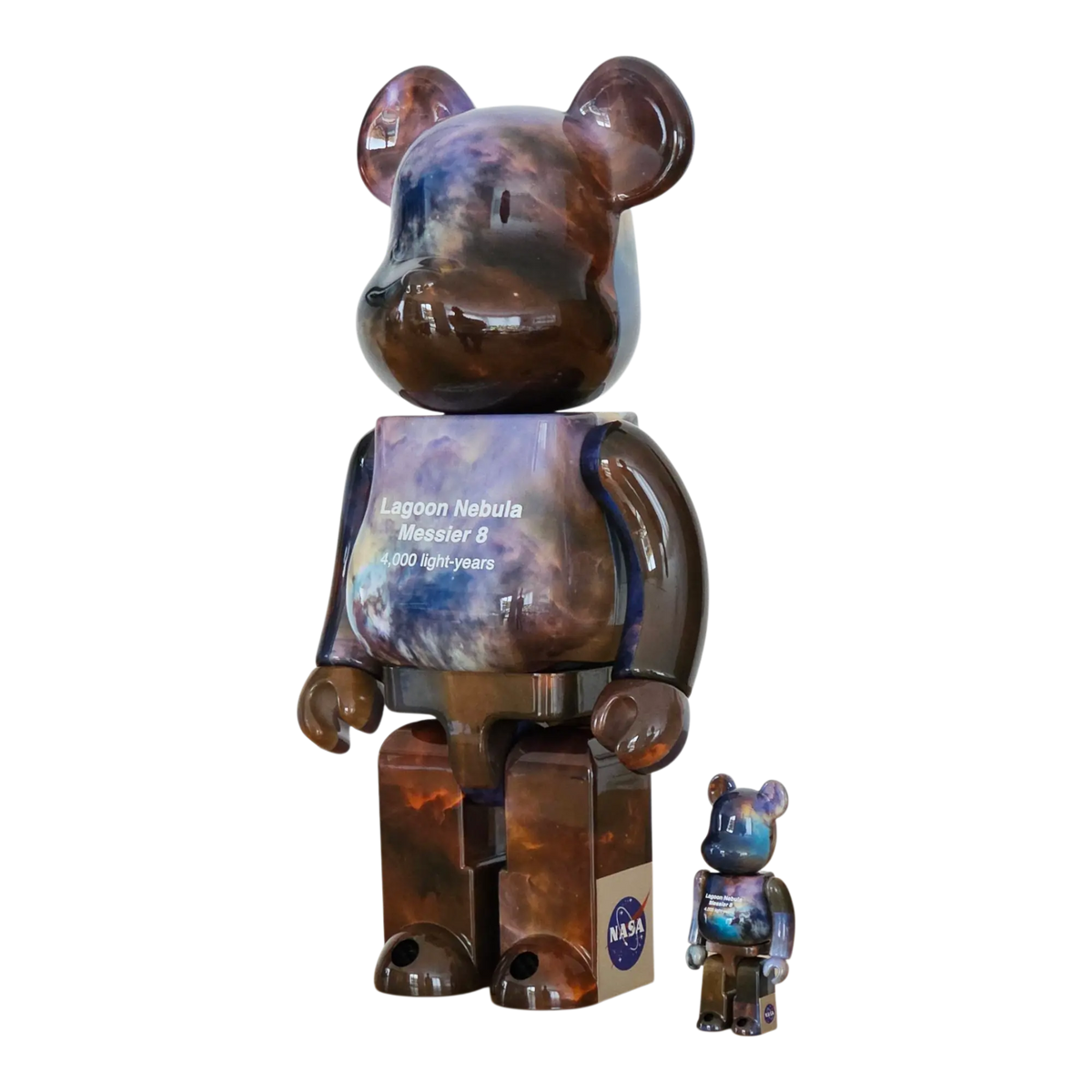 Bearbrick NASA Hubble Space Telescope "Lagoon Nebula Messier 8" 100%+400% schräg