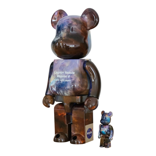 Bearbrick NASA Hubble Space Telescope "Lagoon Nebula Messier 8" 100%+400% schräg