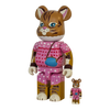 Bearbrick Nathalie Lété "Minette" 100%+400% schräg
