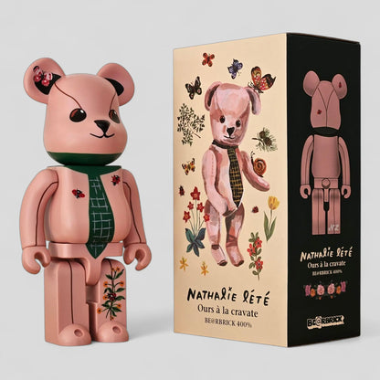 BE@RBRICK Nathalie Lété "Ours à la cravate" (400%)