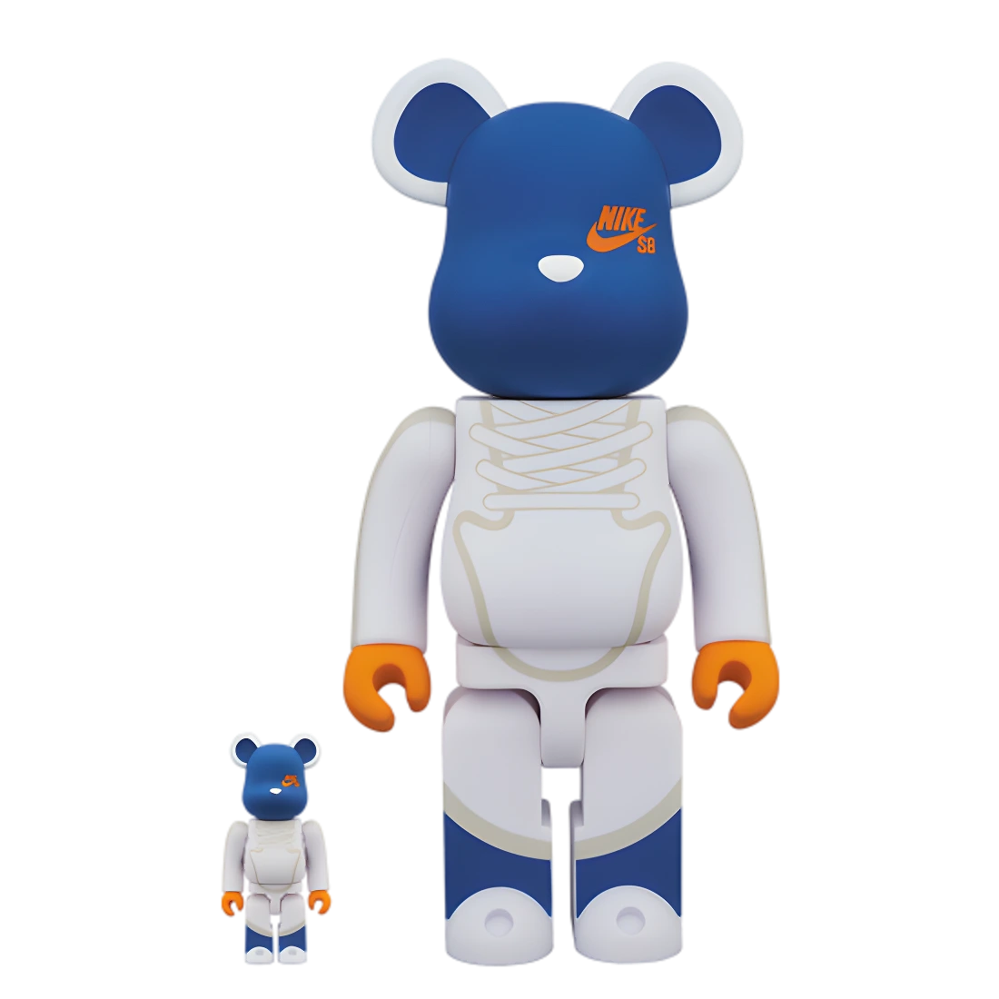Bearbrick NIKE SB White 100%+400% Herstellerbild 1