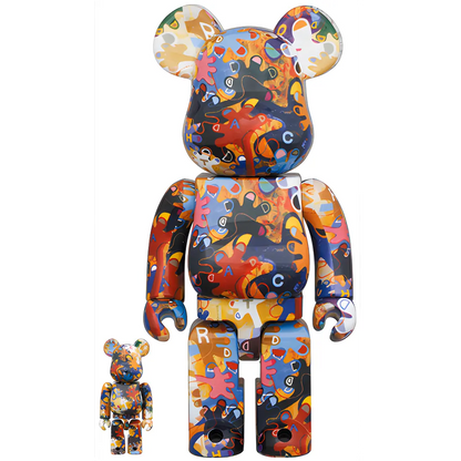 Bearbrick Noritake Kinashi "Let's go! Reach Out!" 100%+400% Herstellerbild 1