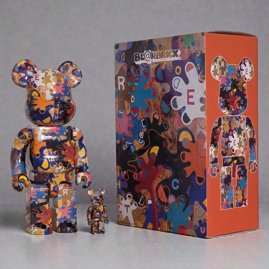 Bearbrick Noritake Kinashi "Let's go! Reach Out!" 100%+400% mit Verpackung