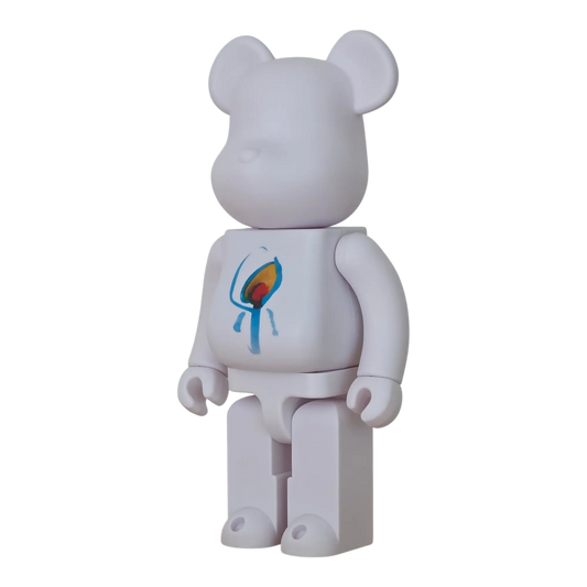 Bearbrick Nujabes Hydeout Logo 400% schräg