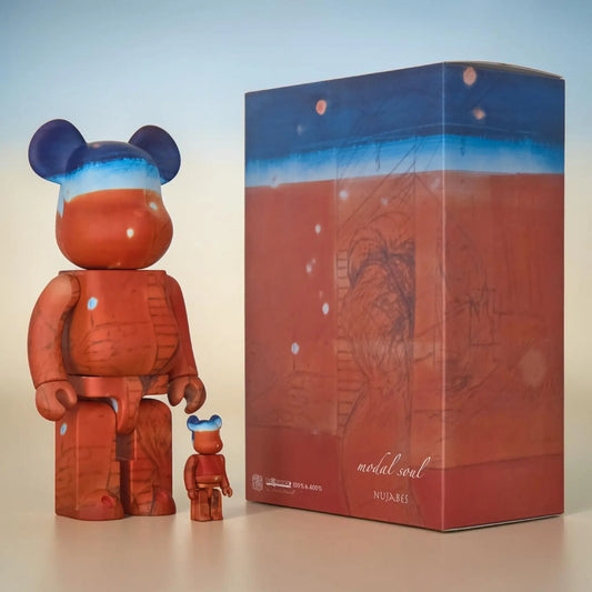 Bearbrick Nujabes "modal soul" 100%+400% mit Verpackung