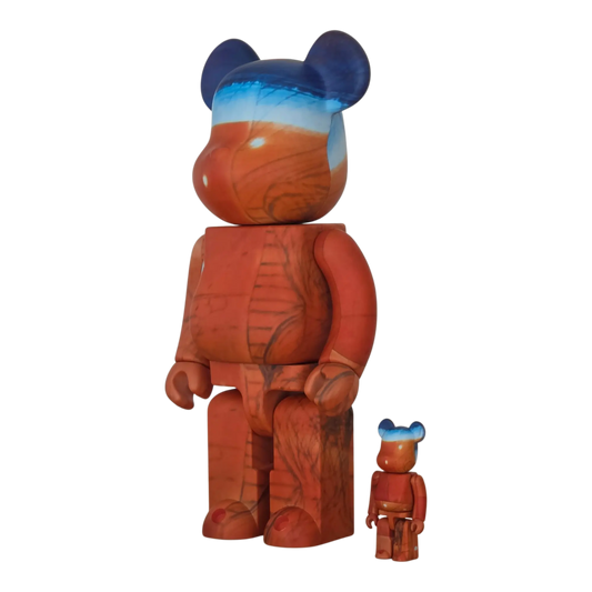 Bearbrick Nujabes "modal soul" 100%+400% schräg