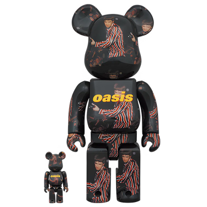 Bearbrick Oasis Knebworth 1996 Noel Gallagher 100%+400% Herstellerbild 1