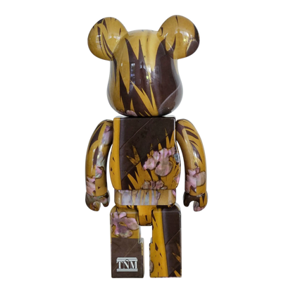 Bearbrick Ogata Korin "Writing Box with Eight Bridges" 100%+400% Rückseite