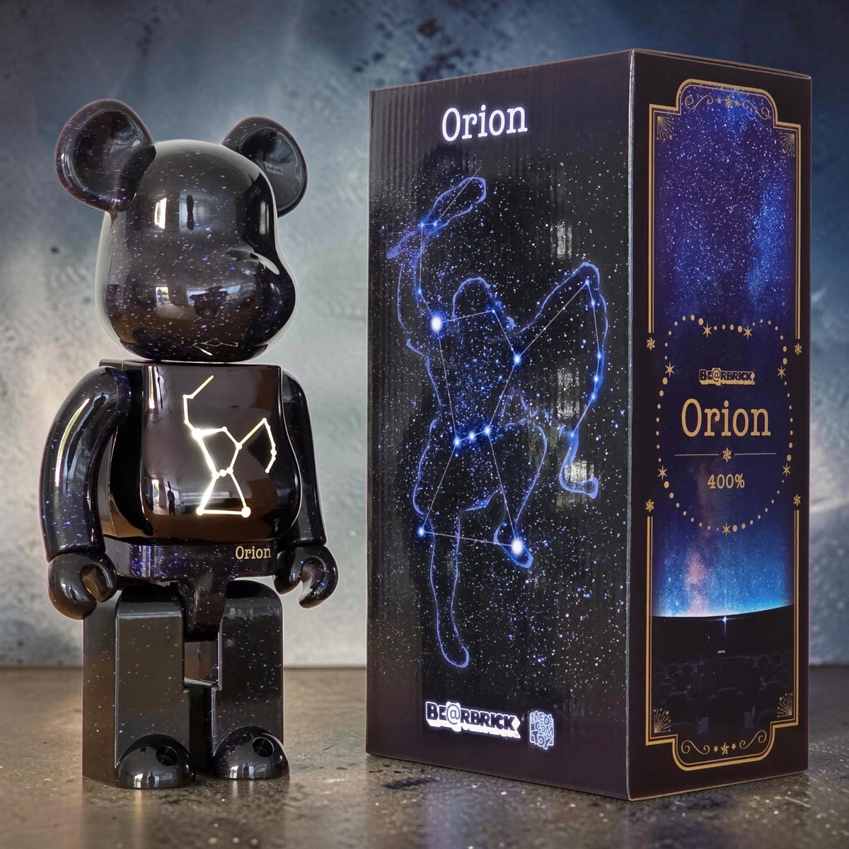 Bearbrick Orion Light-Up 400% mit Verpackung
