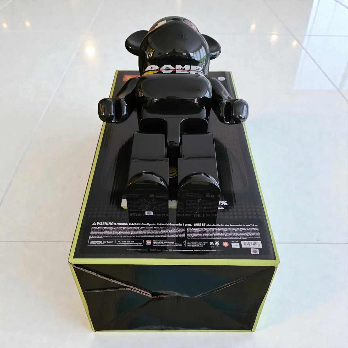 Bearbrick Pac-Man × Grafflex × 9090 × S.H.I.P&crew 1000% Echtheitsmerkmale