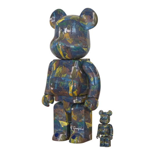 Bearbrick Paul Gauguin "Where Do We Come From? ..." 100%+400% schräg