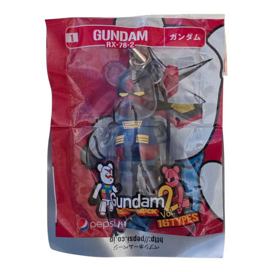 Bearbrick PEPSI.NEX × Gundam Vol. 2 - 1 RX-78-2 GUNDAM 70% in der Verpackung