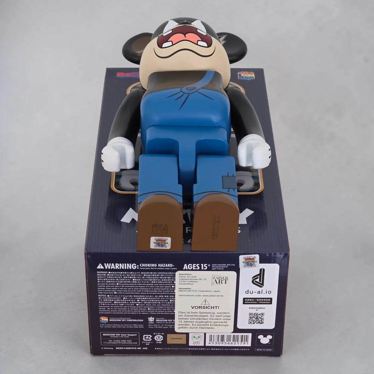 Bearbrick Pete [Mickey & Friends] 400% Echtheitsmerkmale