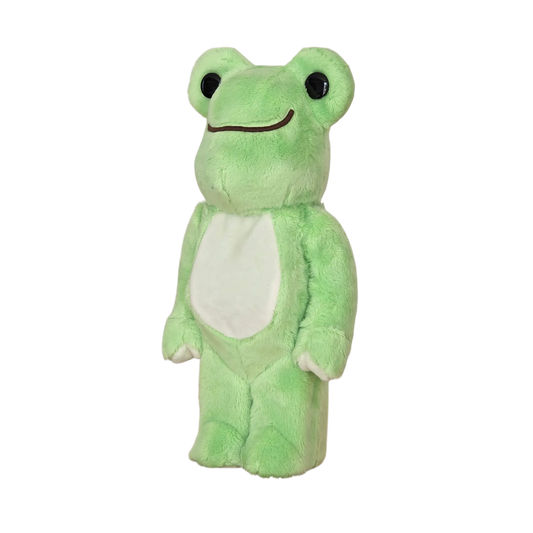 Bearbrick Pickles the Frog Costume Version 400% schräg
