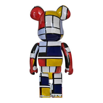 Bearbrick Piet Mondrian 1000% Rückseite