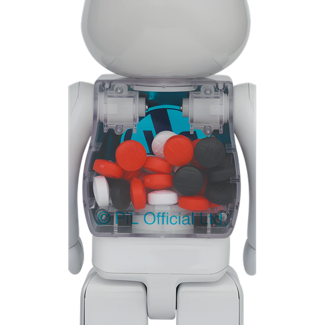 Bearbrick PiL Chrome Version 1000% Herstellerbild 2
