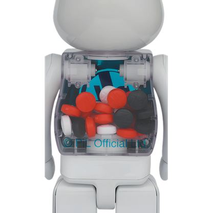 Bearbrick PiL Chrome Version 1000% Herstellerbild 2