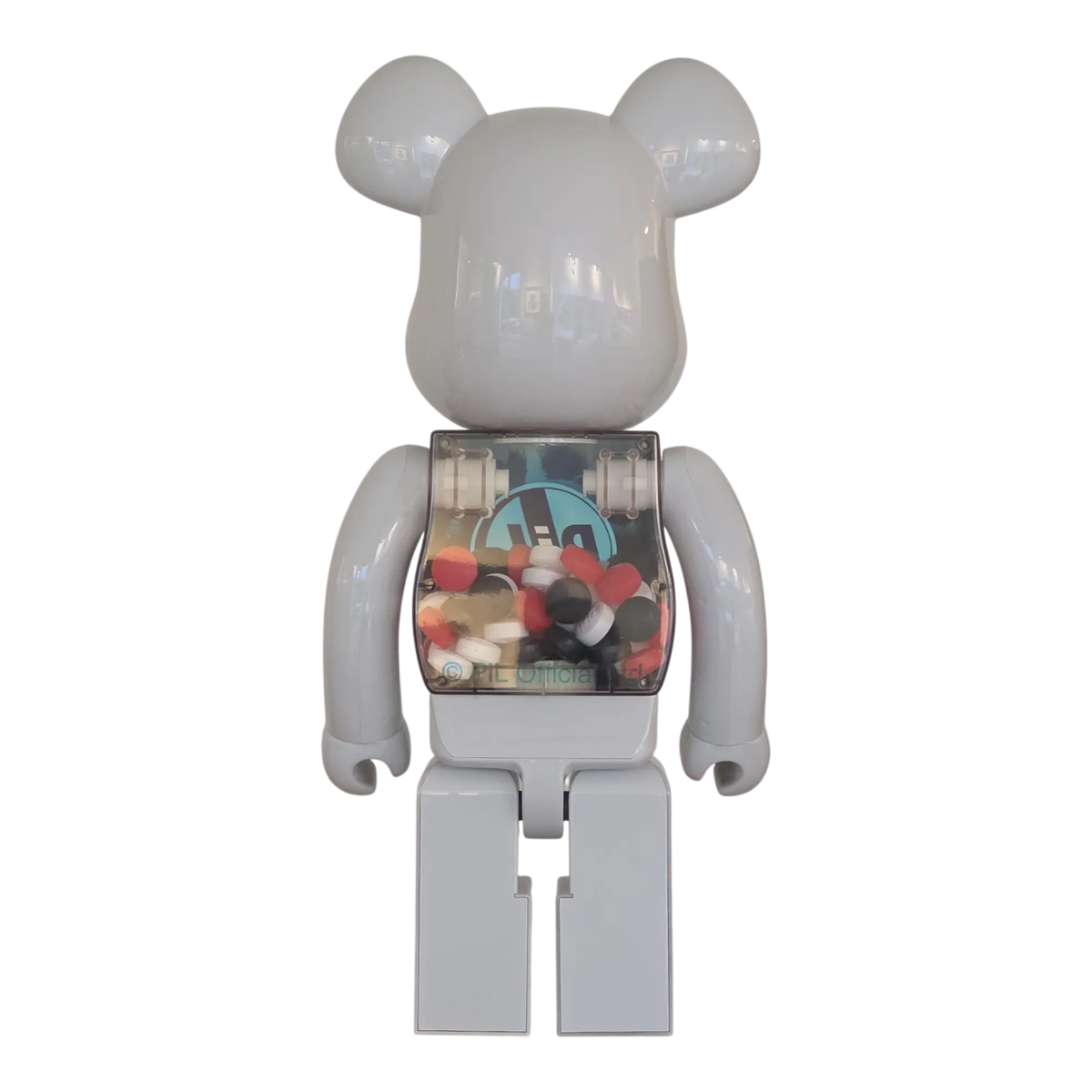 Bearbrick PiL Chrome Version 1000% Rückseite