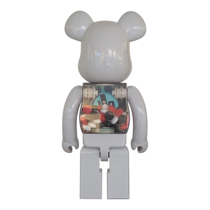 Bearbrick PiL Chrome Version 1000% Rückseite