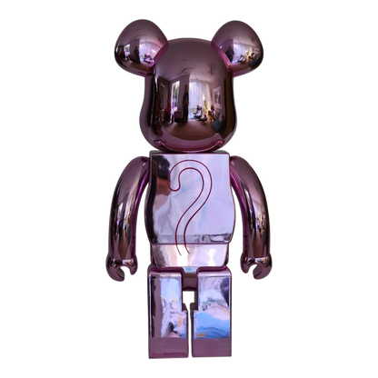 Bearbrick Pink Panther Chrome Version 1000% Rückseite