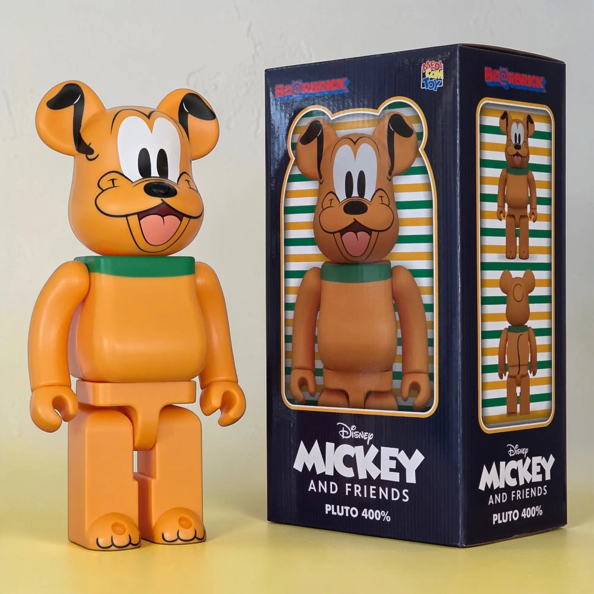 Bearbrick Pluto [Mickey & Friends] 400% mit Verpackung