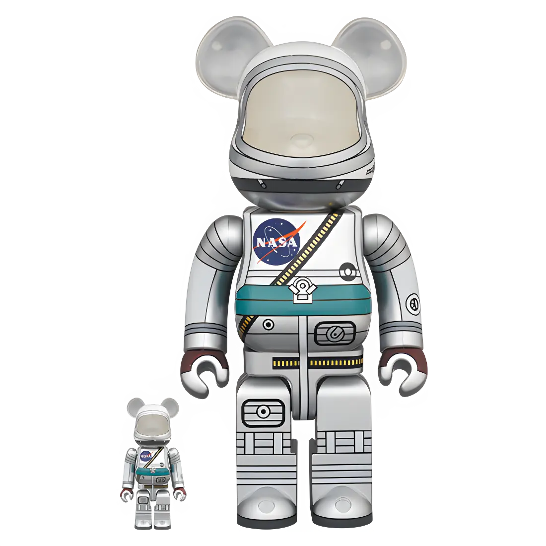 Bearbrick Project Mercury Astronaut 100%+400% Herstellerbild 1