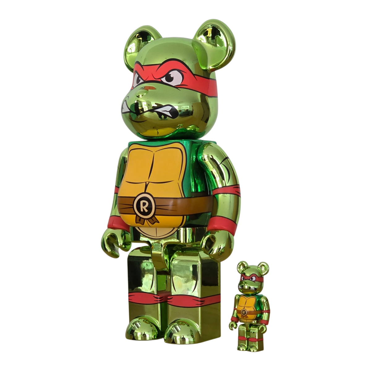 BE@RBRICK Raphael Chrome Ver. 100%+400% | MyBearBrick.de