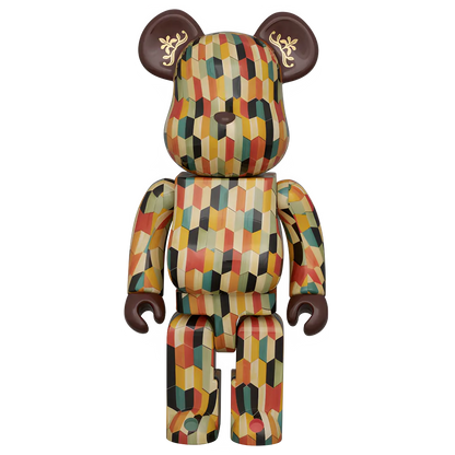 Bearbrick Rokkakuyosegi 100%+400% Herstellerbild 3