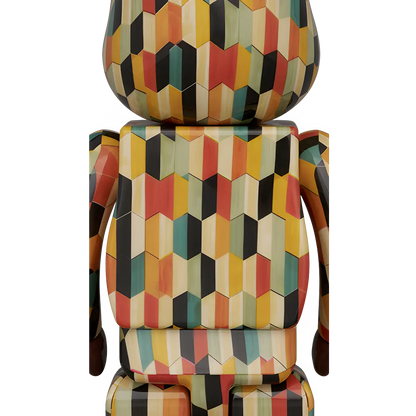 Bearbrick Rokkakuyosegi 100%+400% Herstellerbild 4