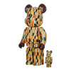 Bearbrick Rokkakuyosegi 100%+400% schräg