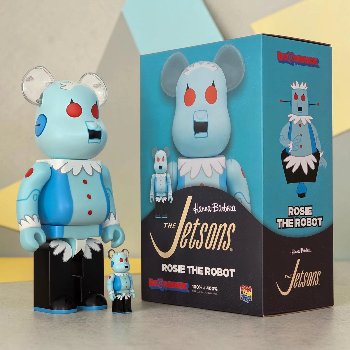 BE@RBRICK　ROSIE THE ROBOT 100％ & 400％ BE@RBRICK Rosie [The Jetsons] 100%+400% | MyBearBrick.de