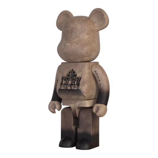 Bearbrick Ruins of Saint Paul's 1000% schräg