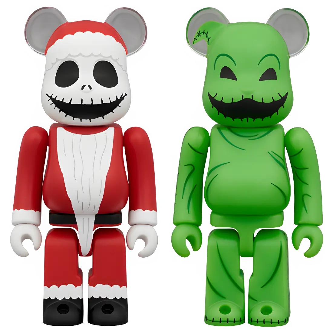 Bearbrick Santa Jack & Oogie Boogie 2er-Set 100% Herstellerbild 1