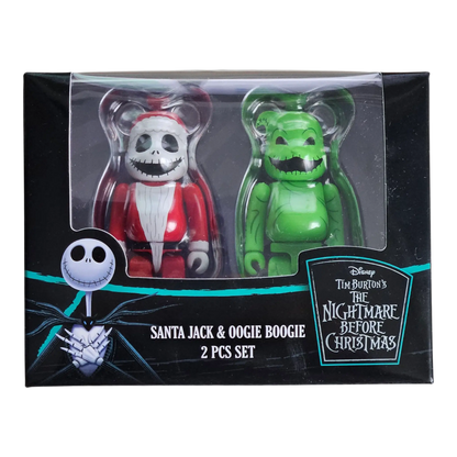 Bearbrick Santa Jack & Oogie Boogie 2er-Set 100% in der Verpackung